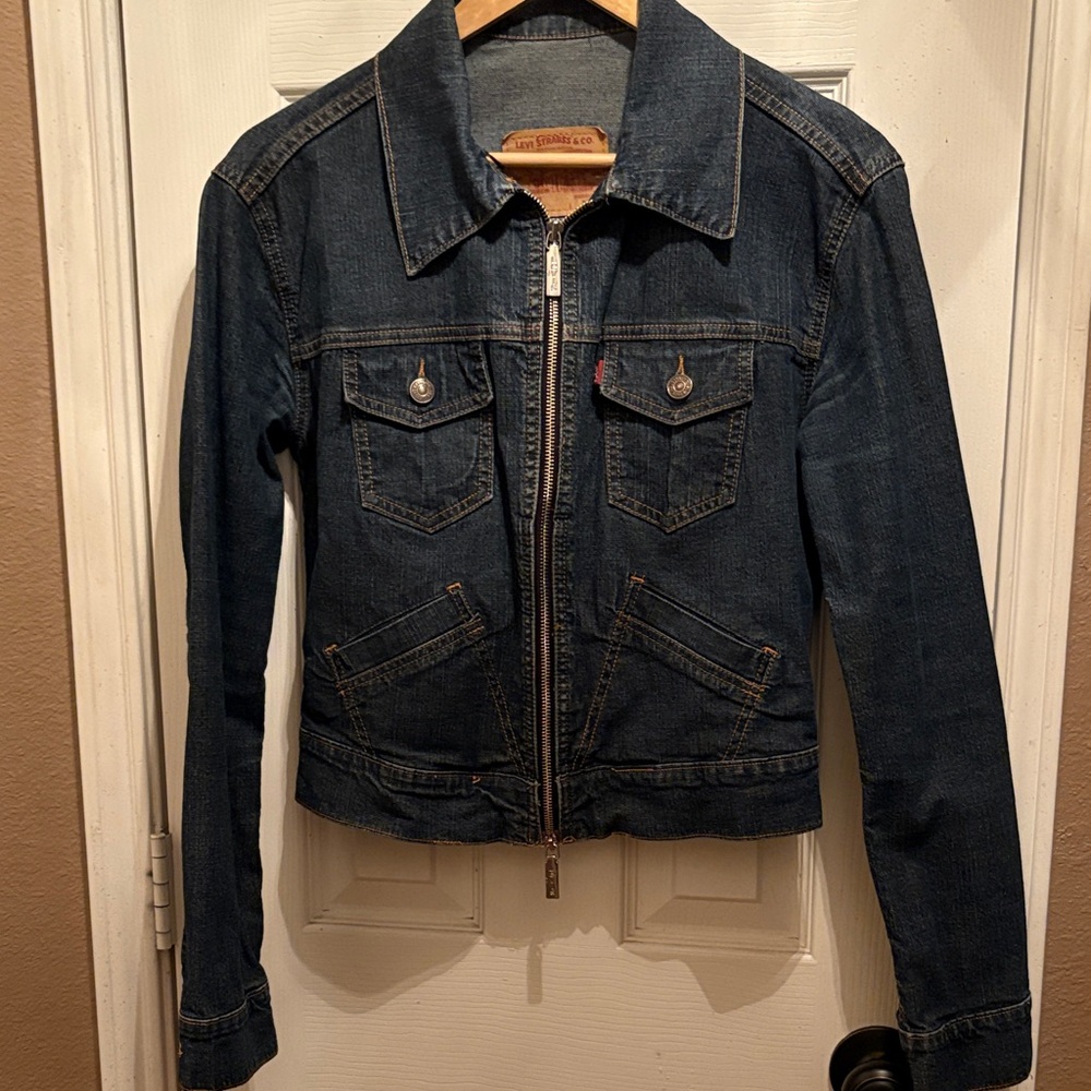 Levi's Dark Blue Jean Jacket for Women
